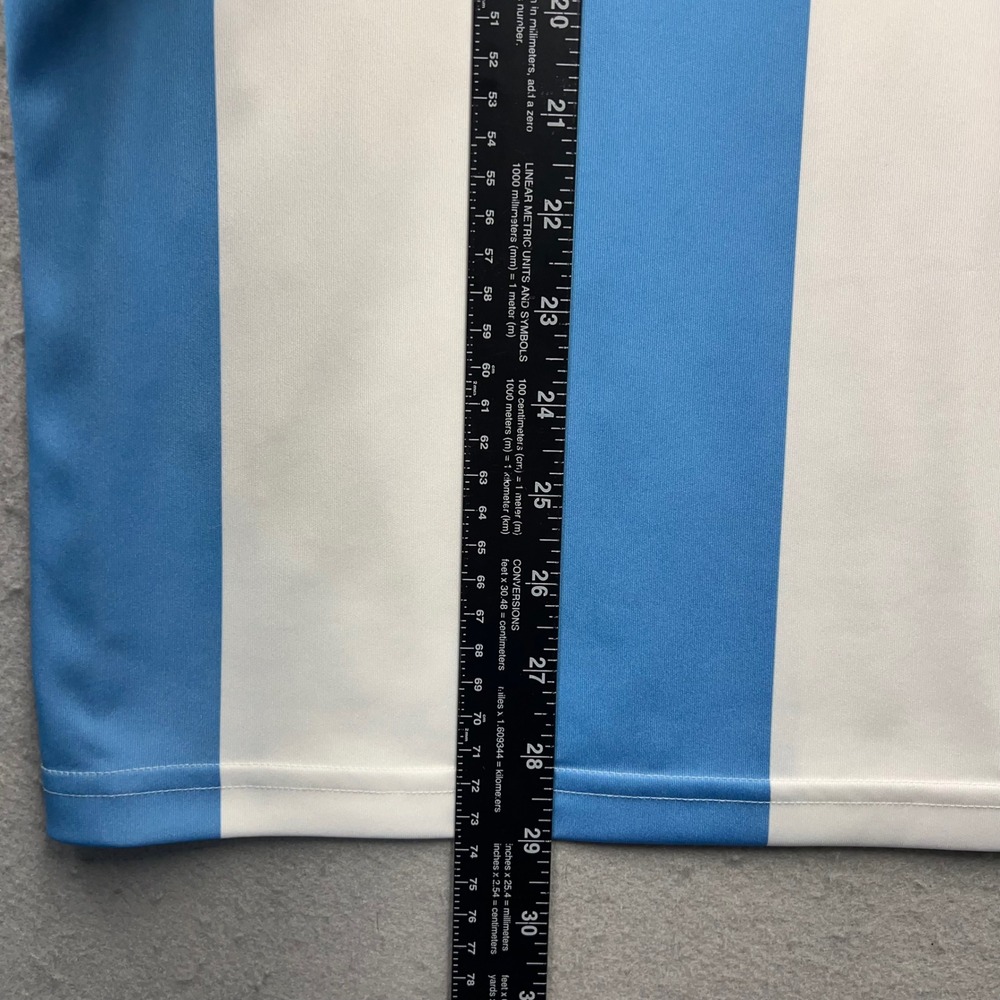 Adidas Argentina National Team Soccer Jersey Blue White Striped AFA Mens Medium - Picture 3 of 10